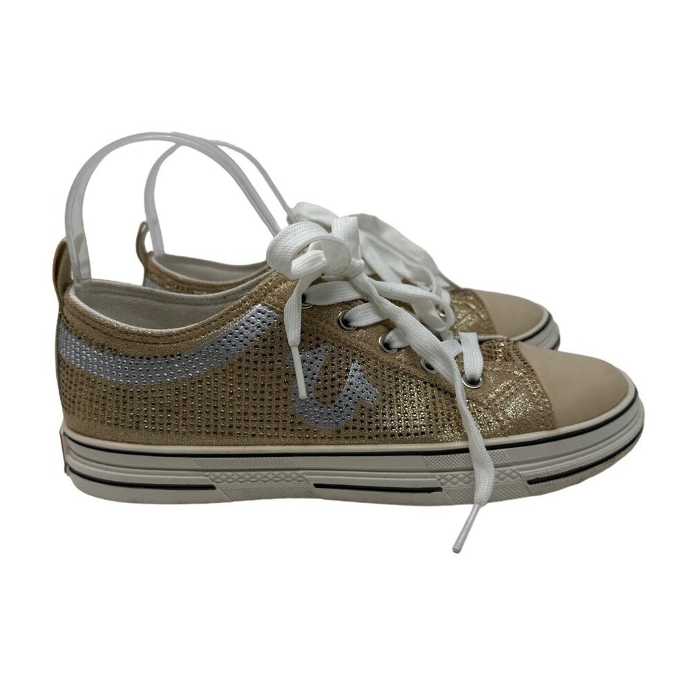 True Religion Women‎ Addilyn Emballish LAce Up Casual Shoes Size 6.5